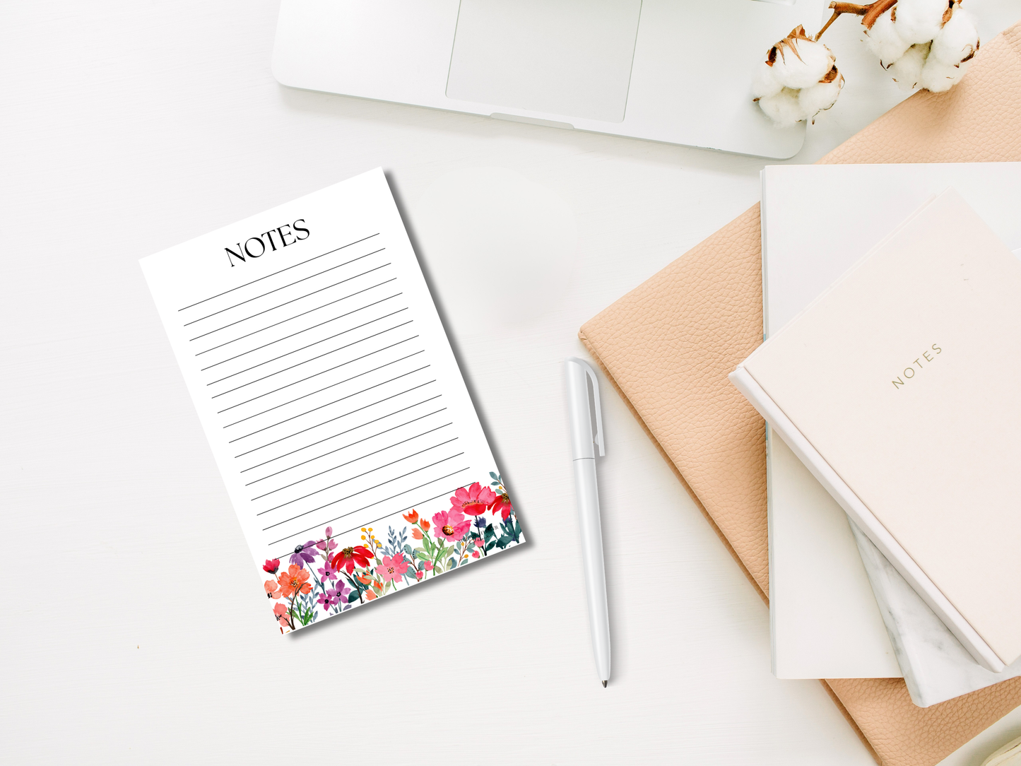 Floral Bouquet Notepad