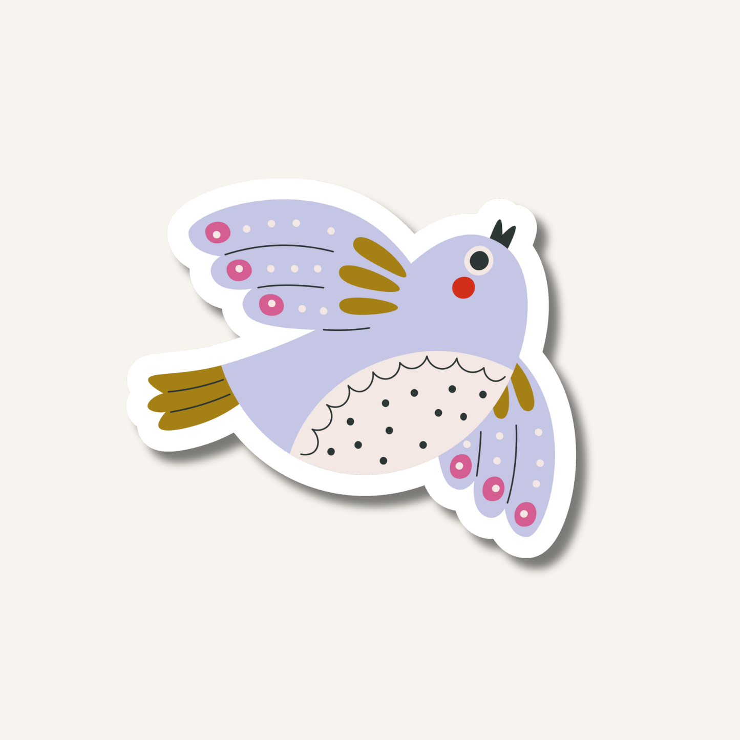 Boho Bird Sticker