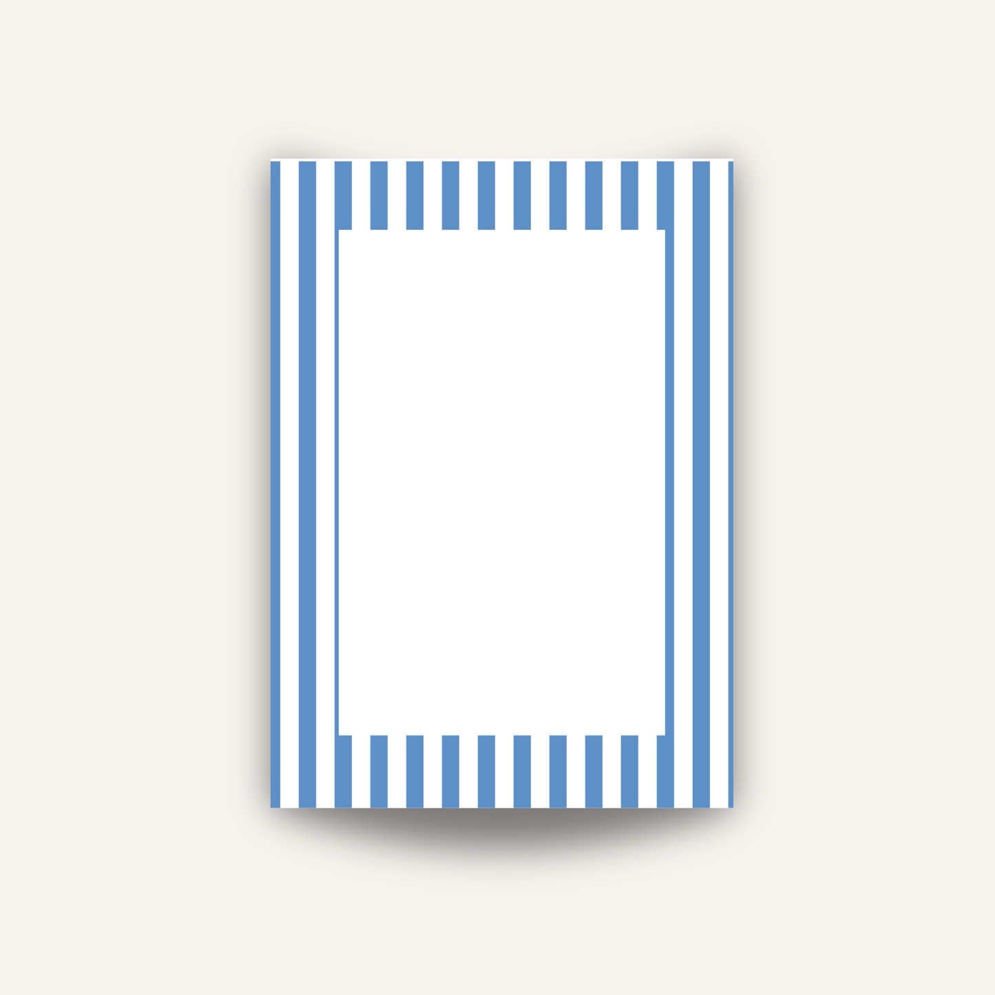 Blue Cabana Notepad