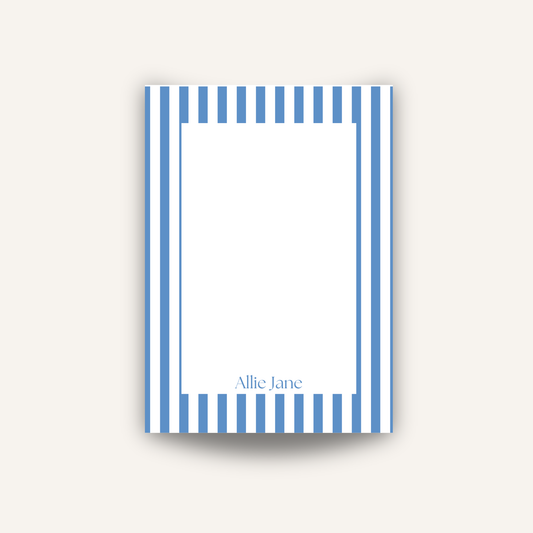 Blue Cabana Notepad