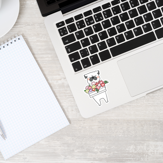 Thanks A Pug Sticker