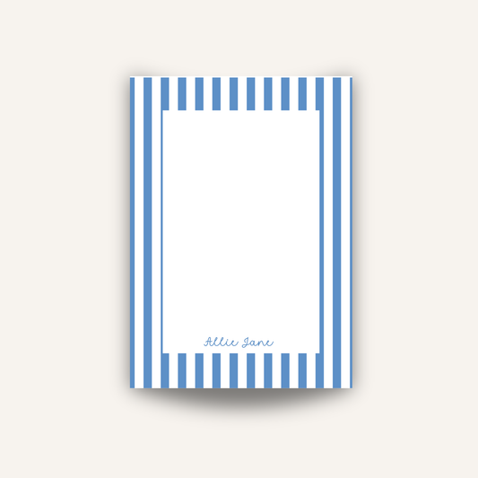 Blue Cabana Notepad