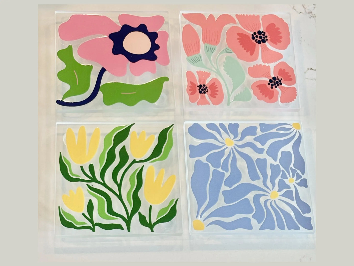 Modern Meadow Coaster Set